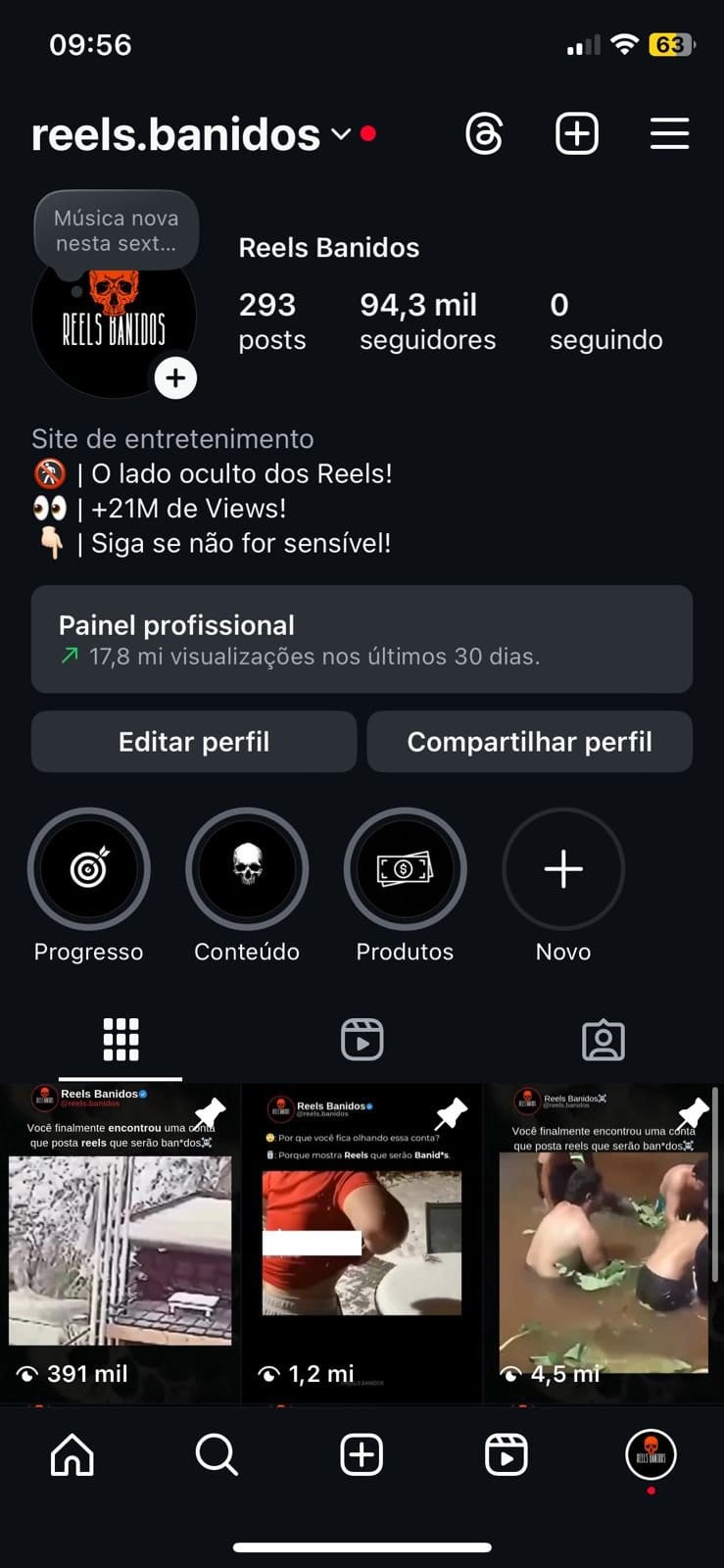 Instagram a venda