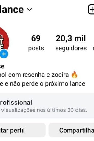 Instagram de Futebol ⚽