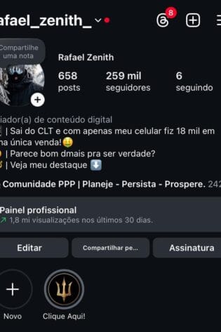 Instagram de Motivação