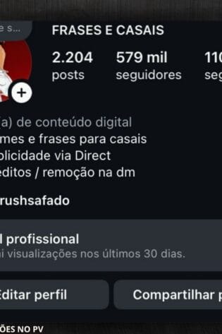 Conta de Frases Para Casais