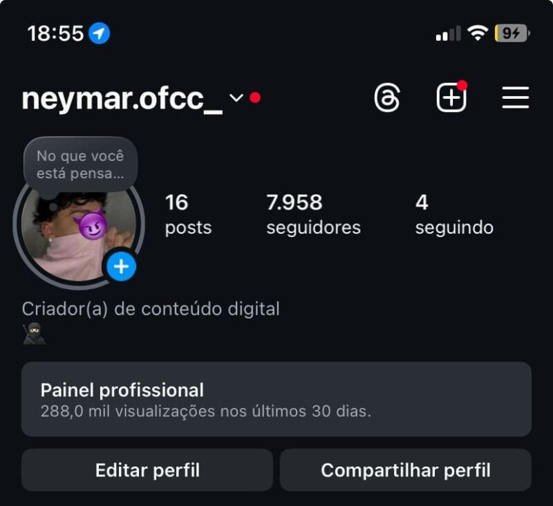 Instagram De Futebol e Humor