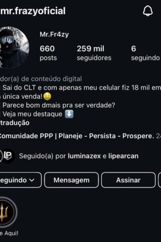 Instagram de Marketing a Venda