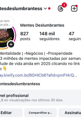 Instagram de Motivação