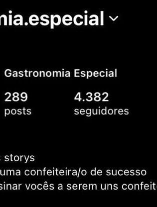 Conta de Gastronomia