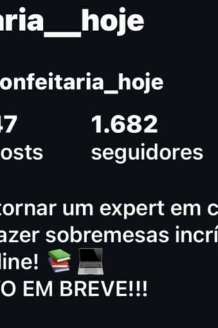 Instagram de confeitaria ?