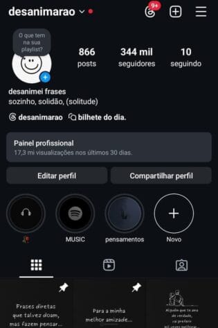 Insta de Frases a Venda