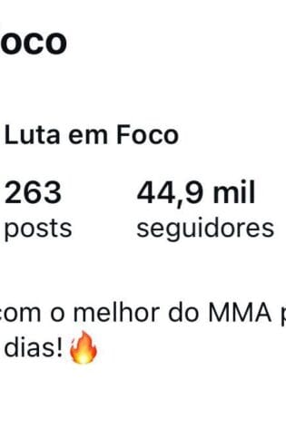 Instagram de MMA