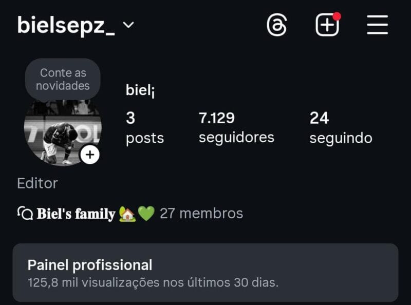 Conta de Futebol a venda