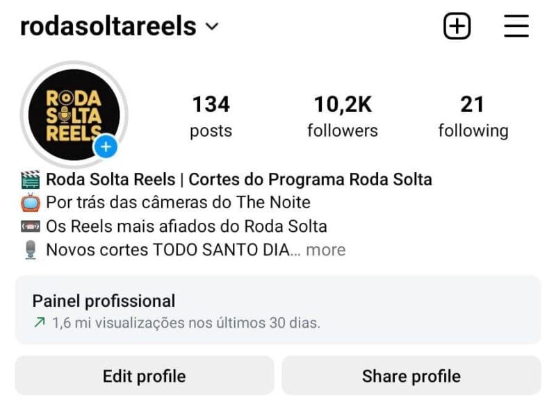Instagram de Cortes a Venda