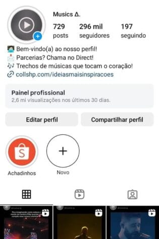 Instagram De Música a Venda