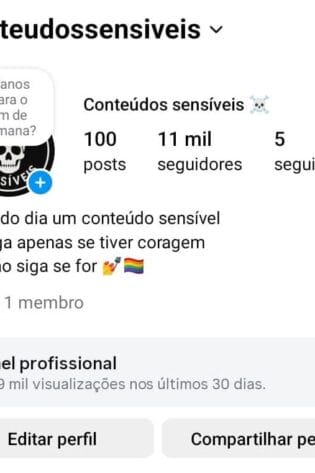 Instagram de Conteúdo Sensível