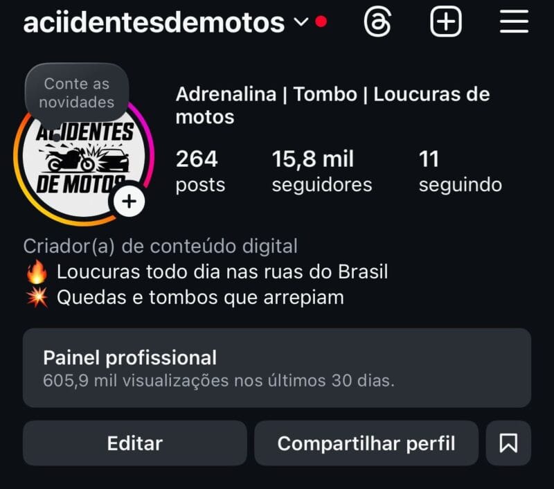 Instagram de Motos