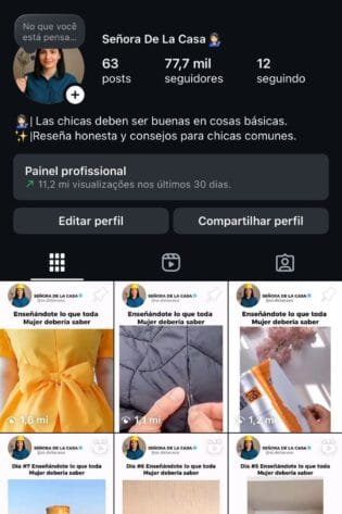 Instagram de achadinhos