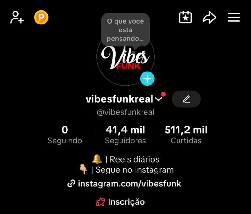 Tiktok A VENDA - Monetizada e com Shop