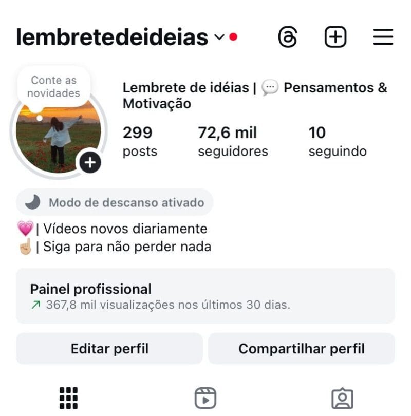 Instagram a Venda
