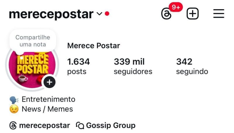 Instagram de Fofocas/Notícias