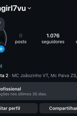 Conta do Instagram a venda
