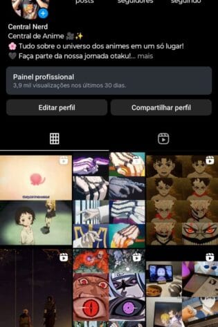 Instagram de Animes/Games
