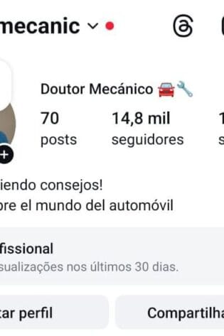 Instagram de Carros/Mecânico