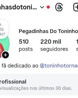 Instagram de Humor a Venda