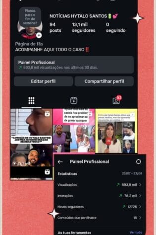 Instagram do Hytalo