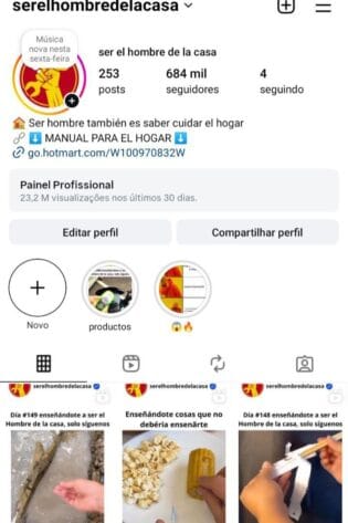Instagram Espanhol a Venda