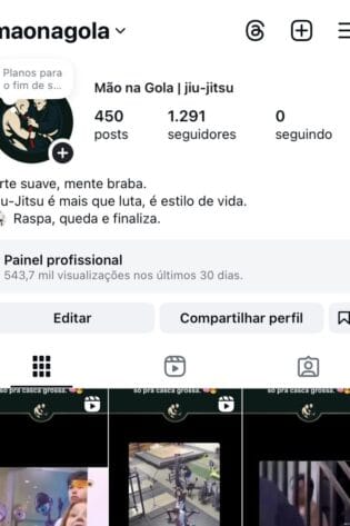 Instagram de Jiu-jitsu