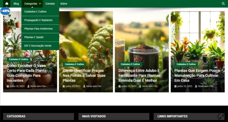 Blog de Jardinagem – Pronto pra Monetizar! - Imagem 2