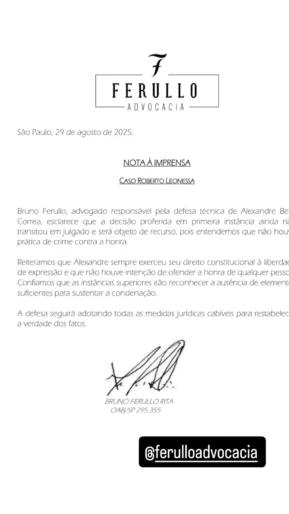 Justiça manda prender ex-marido de Ana Hickmann, Alexandre Correa 2 Defesa de Alexandre se pronuncia através de nota.