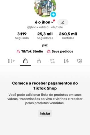 Tiktok de Afiliado disponível
