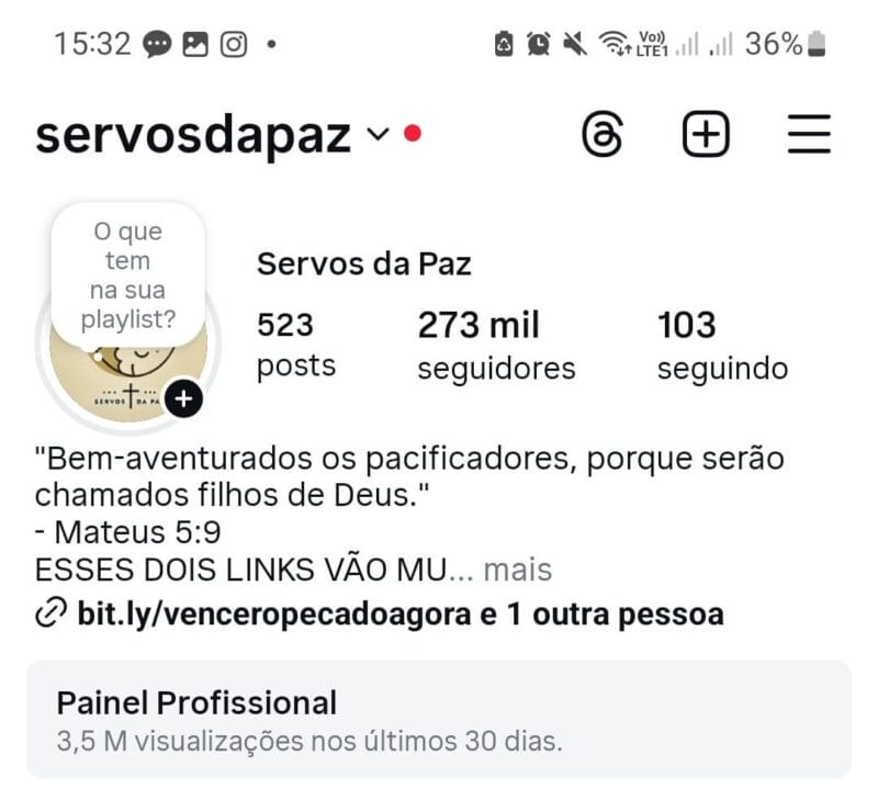Instagram Cristão