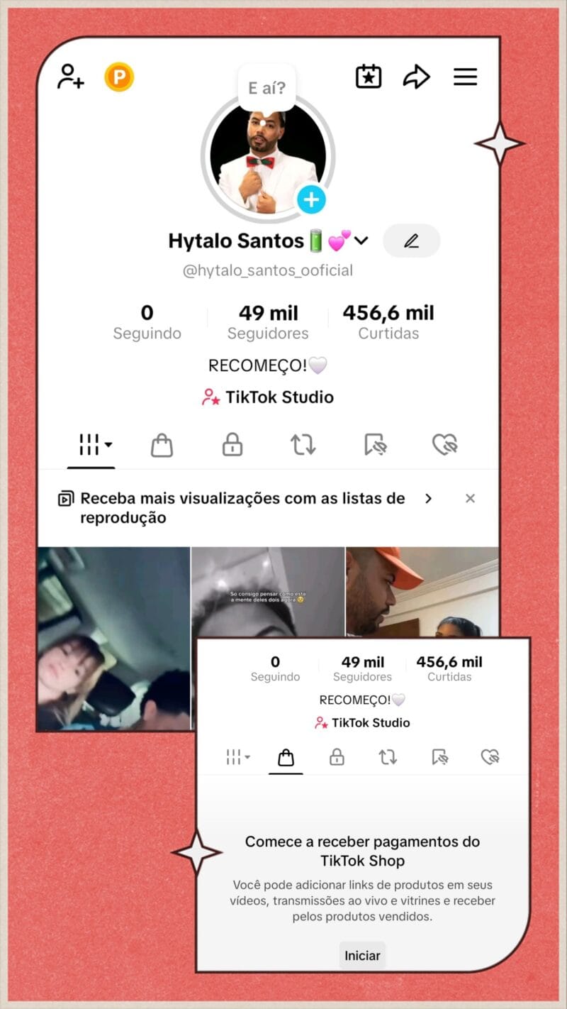 Tiktok disponível