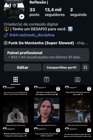 Instagram de Motivação Super Engajado