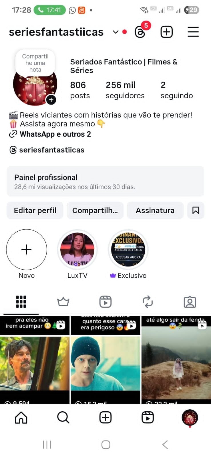 Instagram de Séries e Cortes 2 Instagram de Séries e Cortes