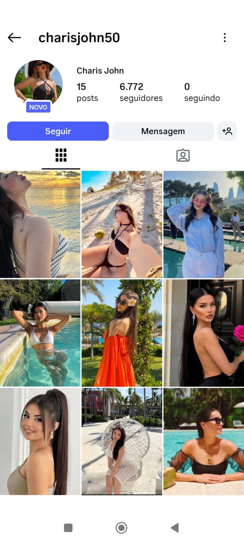 Insta em promoção