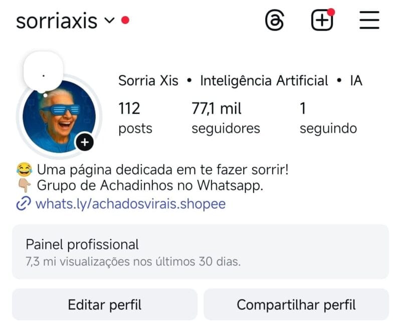 Instagram de IA