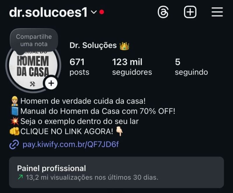 Instagram de Consertos