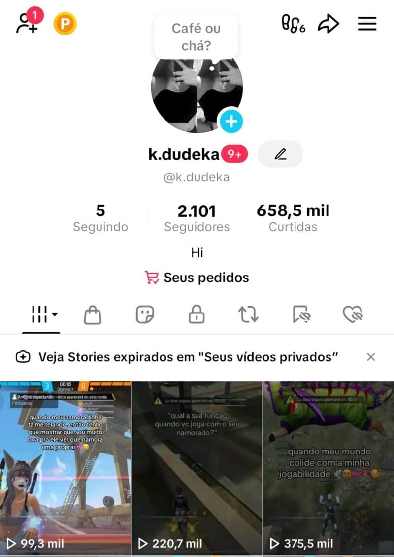 Tiktok Monetizado com Shop Ativo Disponível