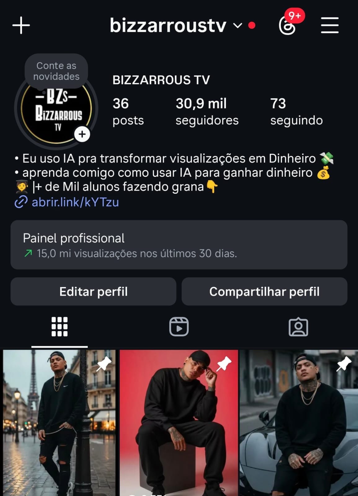 Instagram de Entretenimento a Venda 1 Instagram de Entretenimento a Venda