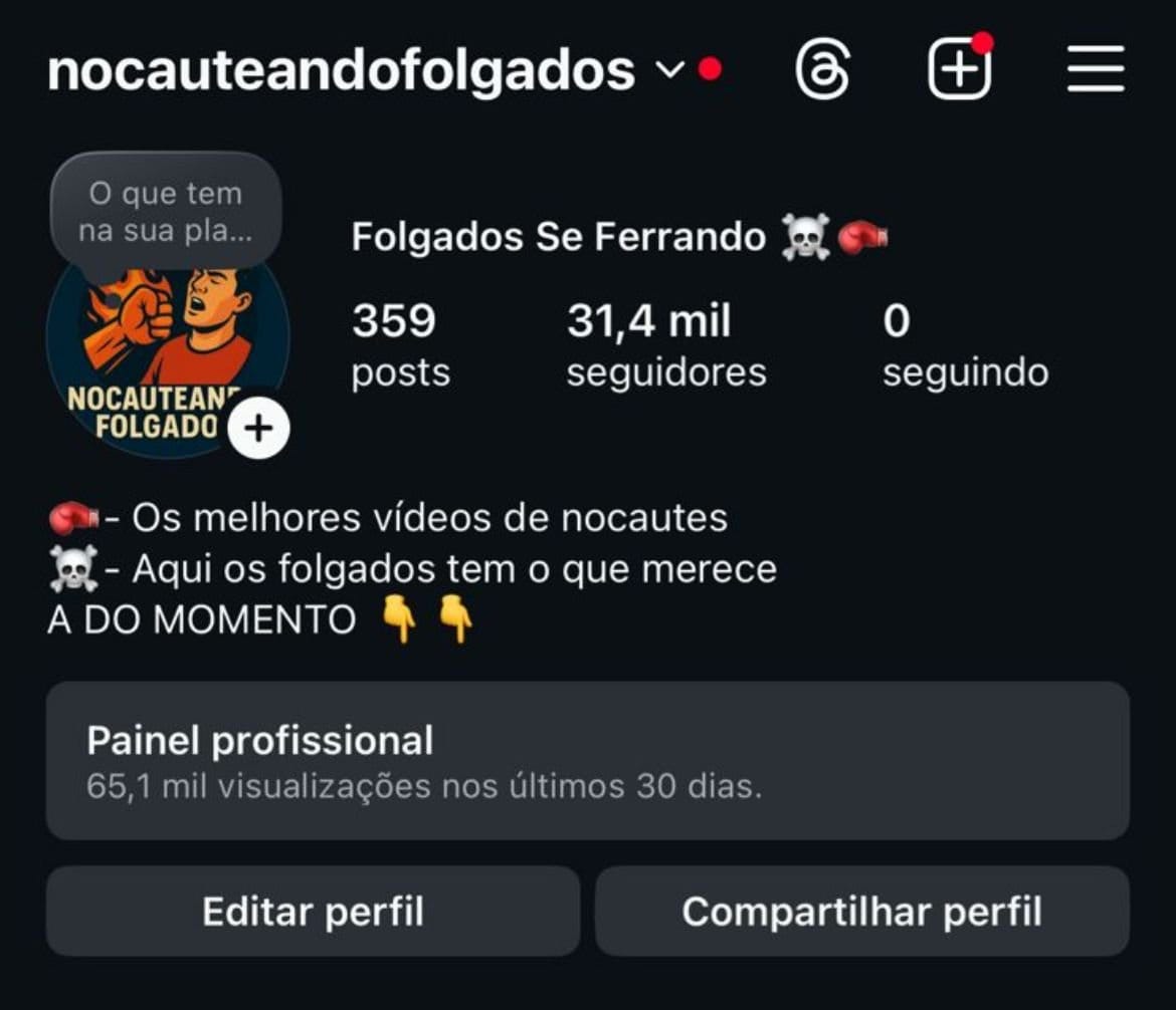 Instagram de Nocautes 2 Instagram de Nocautes