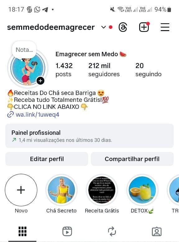Insta de Emagrecimento 2 Insta de Emagrecimento