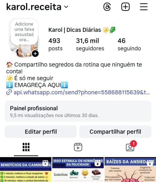 Insta de Receitas/Emagrecimento 2 Insta de Receitas/Emagrecimento