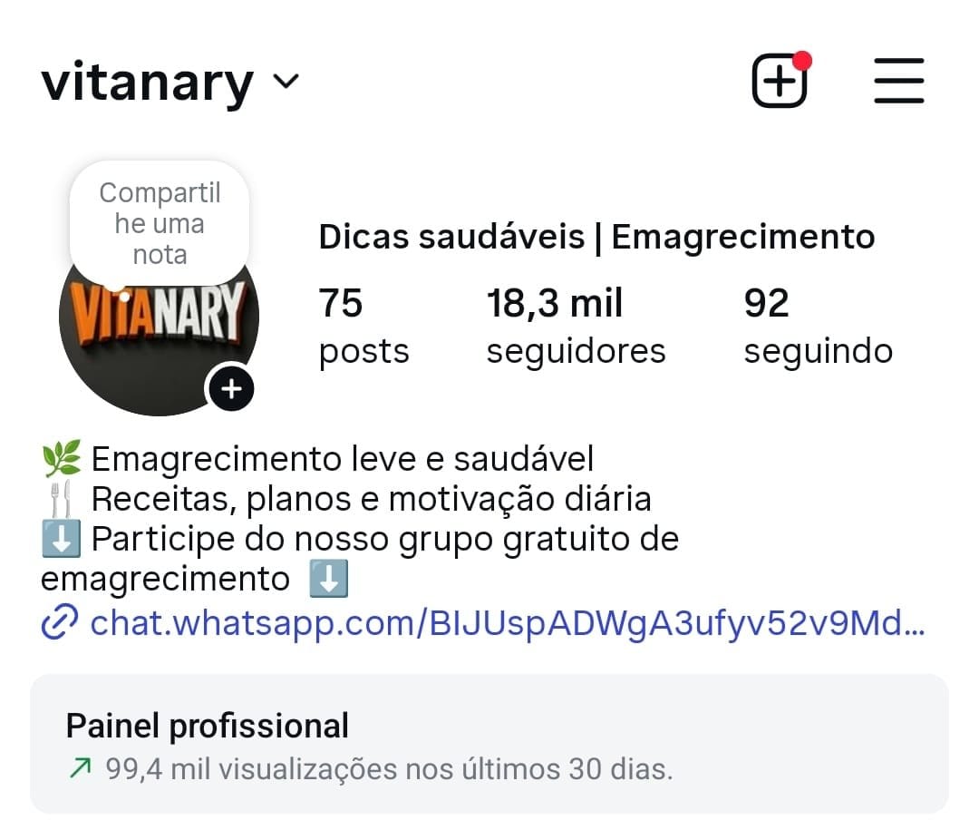 Insta de Emagrecimento Crescendo