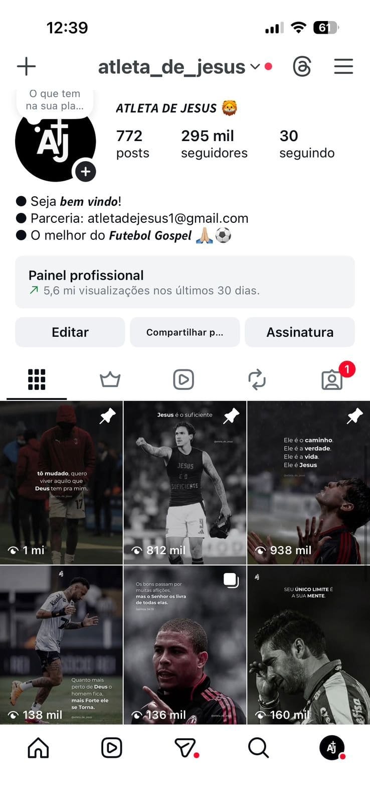 Futebol Brasileiro - Seguidores Reais Engajada