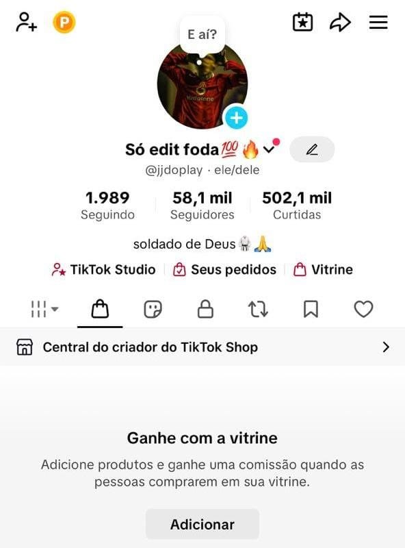 Tiktok Monetizado e com Shop Ativo 2 Tiktok Monetizado e com Shop Ativo