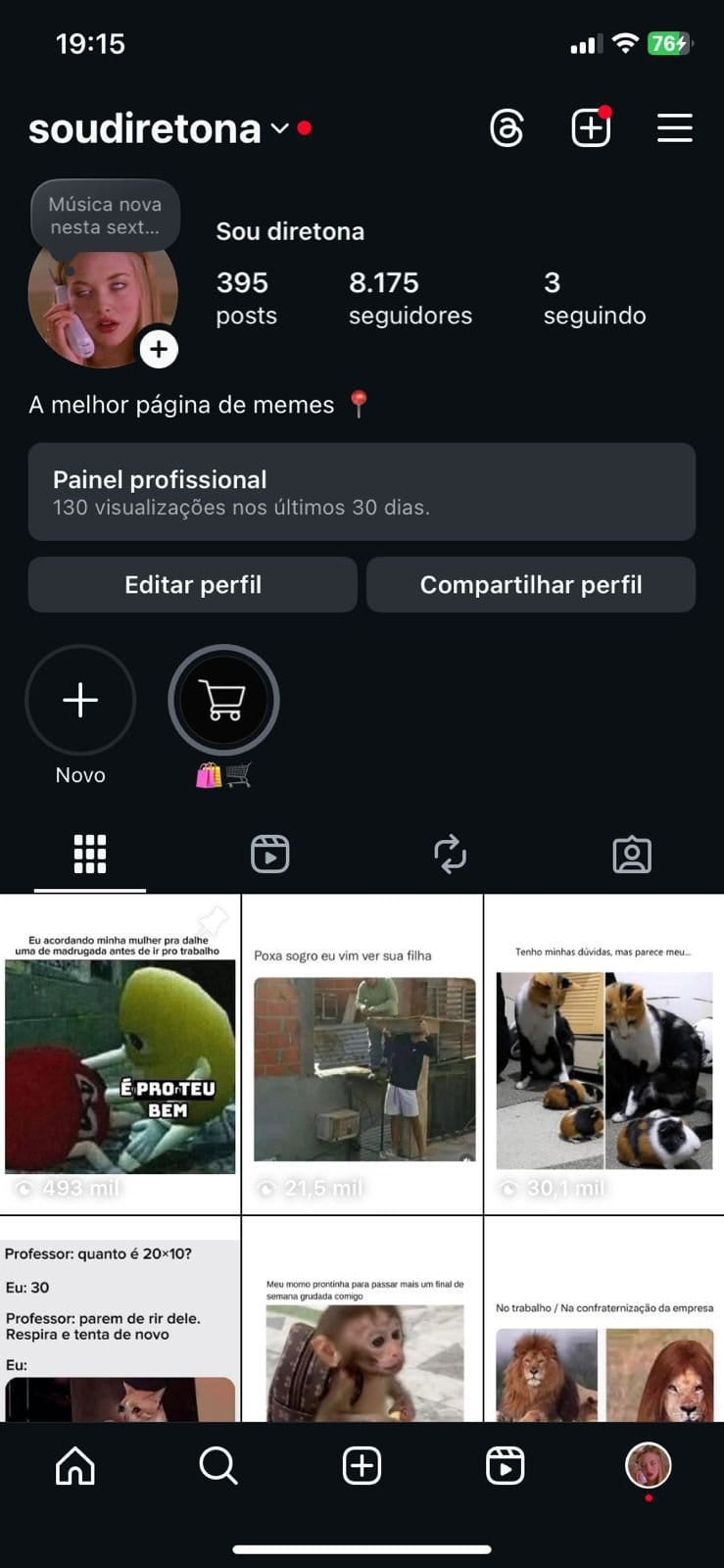 Perfil a Venda