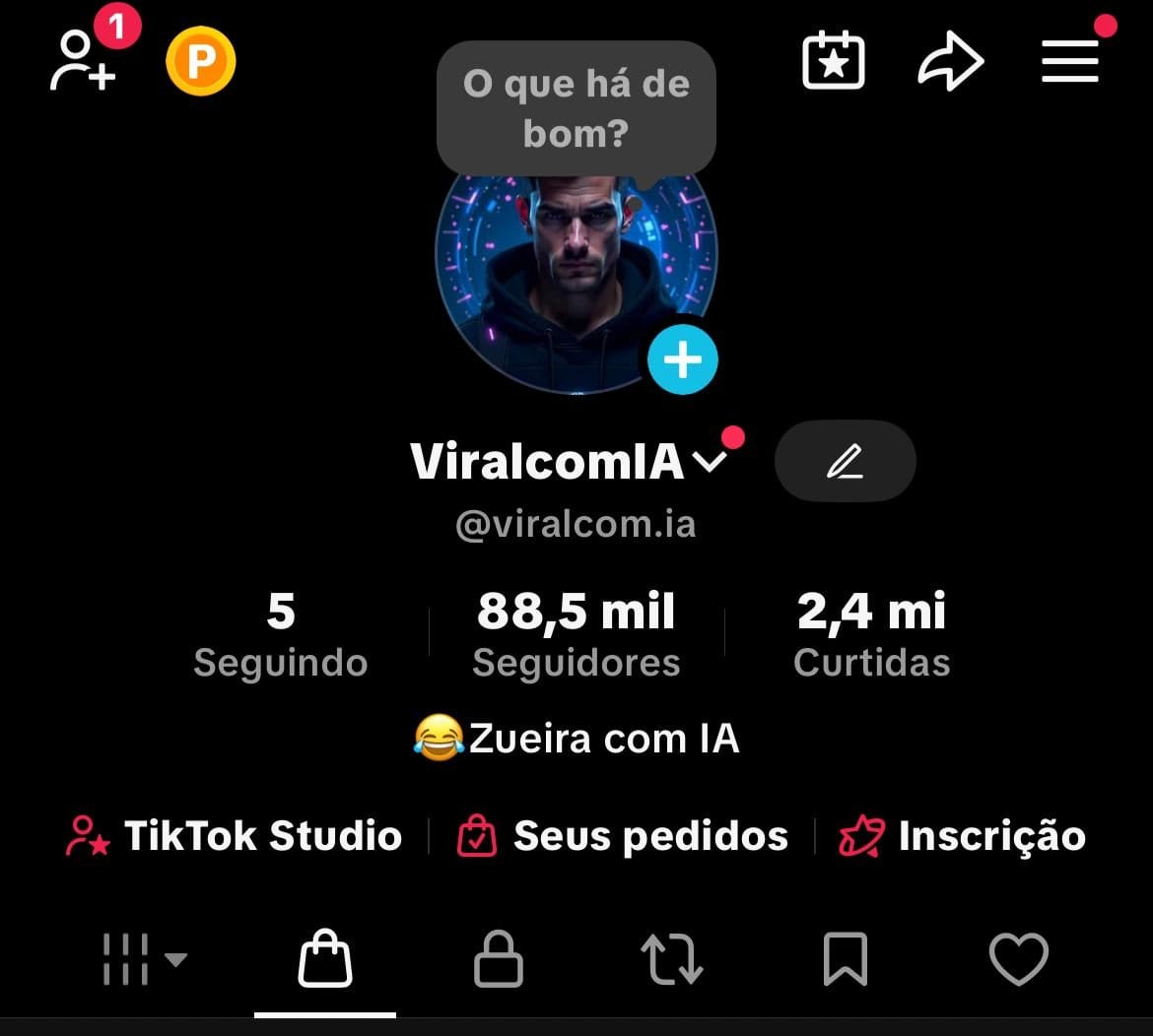 Conta do Tiktok shop a Venda 1 Conta do Tiktok shop a Venda