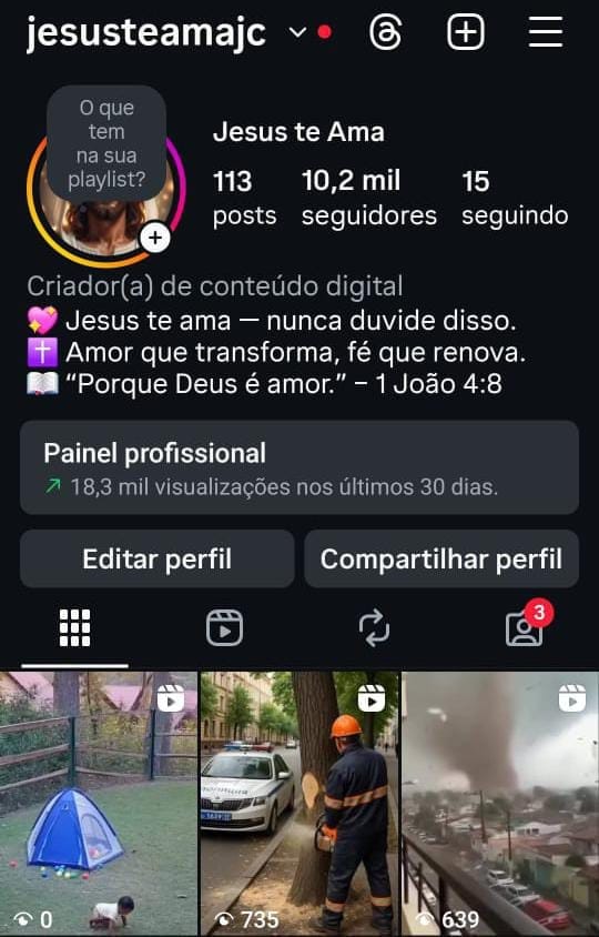 Conta do Instagram Cristã a Venda