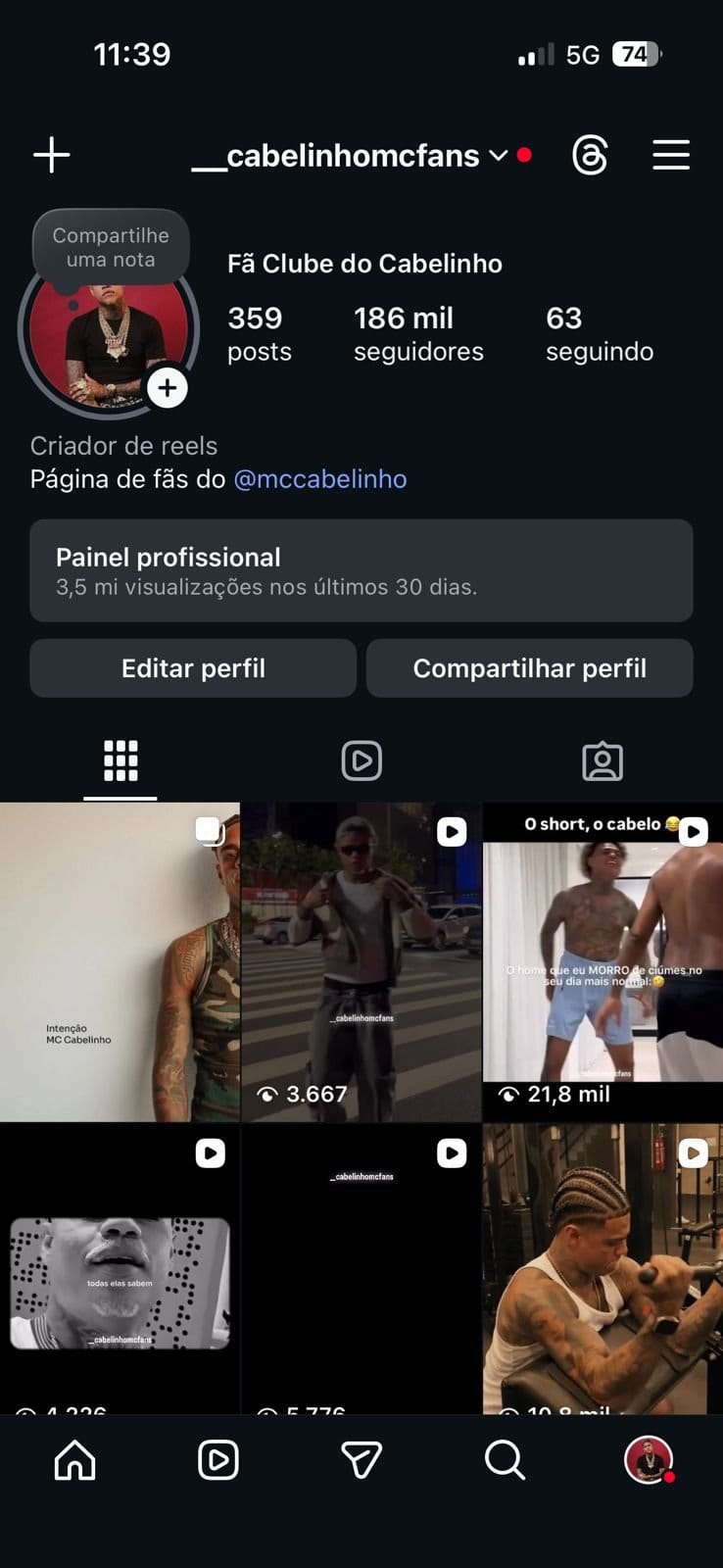 Conta do Instagram a Venda