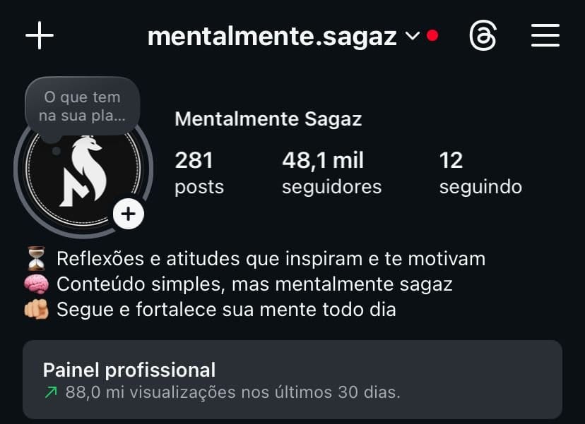 Instagram de Motivação a Venda 1 Instagram de Motivação a Venda